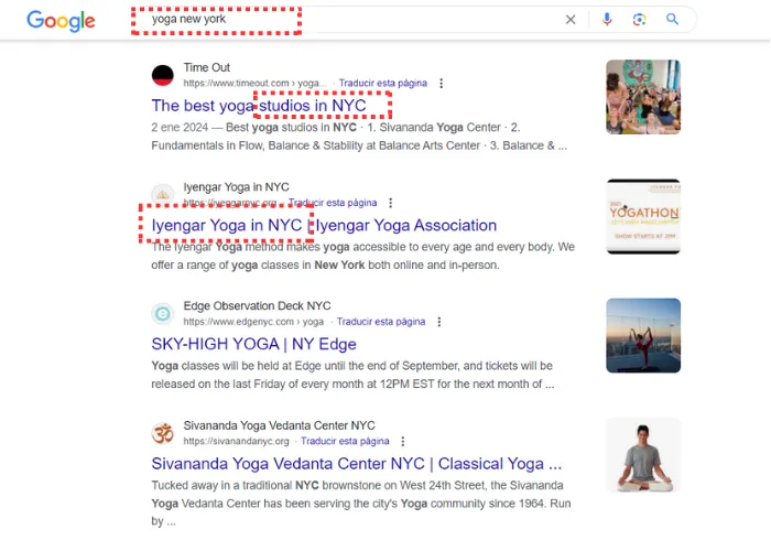 Seo Local para Gimnasion Yoga Fitness