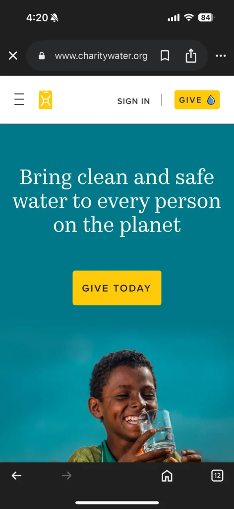 Diseño web responsivo para ONG